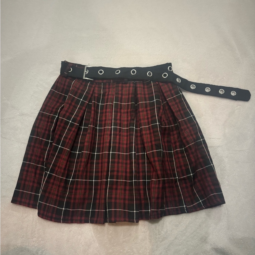 Hot Topic Plaid Mini Skirt